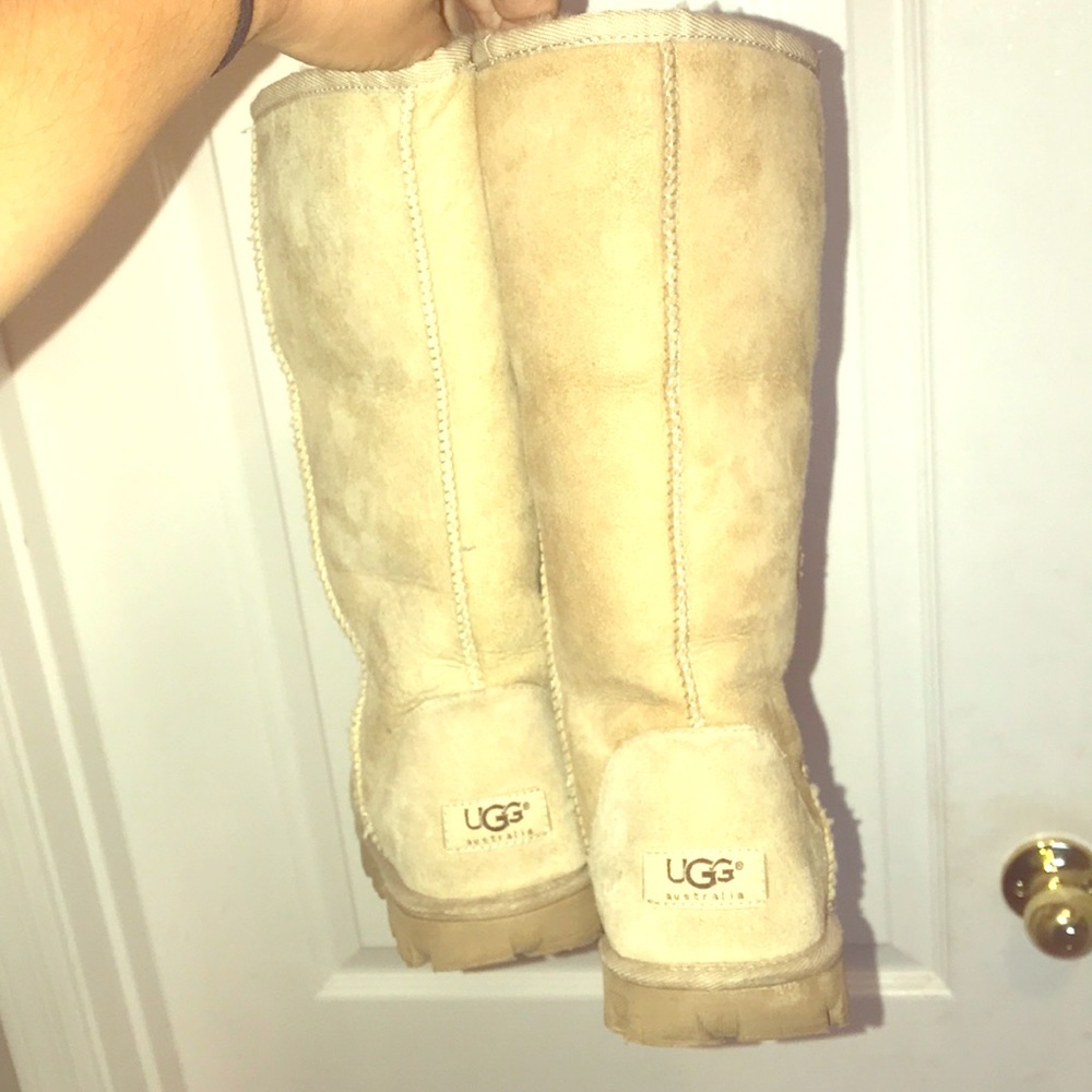 Ugg Boots Tall Sheepskin Tan